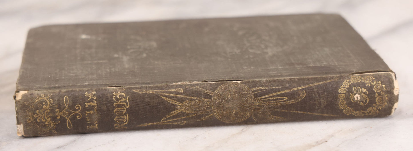 Lot 119 - "Lalla Rookh: An Oriental Romance" Antique Book By Thomas Moore, New Edition With Frontispiece, Pen And Ink Drawing By Previous Owner Dated 1864, Published By C.S. Francis & Co., New York And Boston, 1847