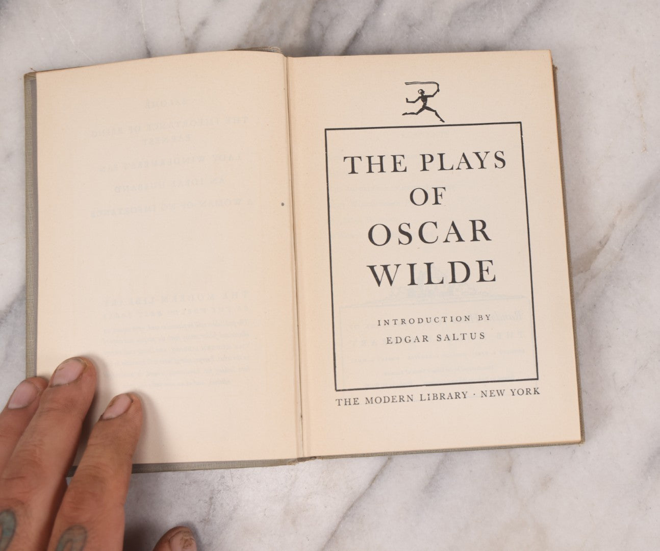 Lot 120 - "The Plays Of Oscar Wilde" Vintage Book With Introduction By Edgar Saltus, Published By The Modern Library, Random House, New York, Circa 1950