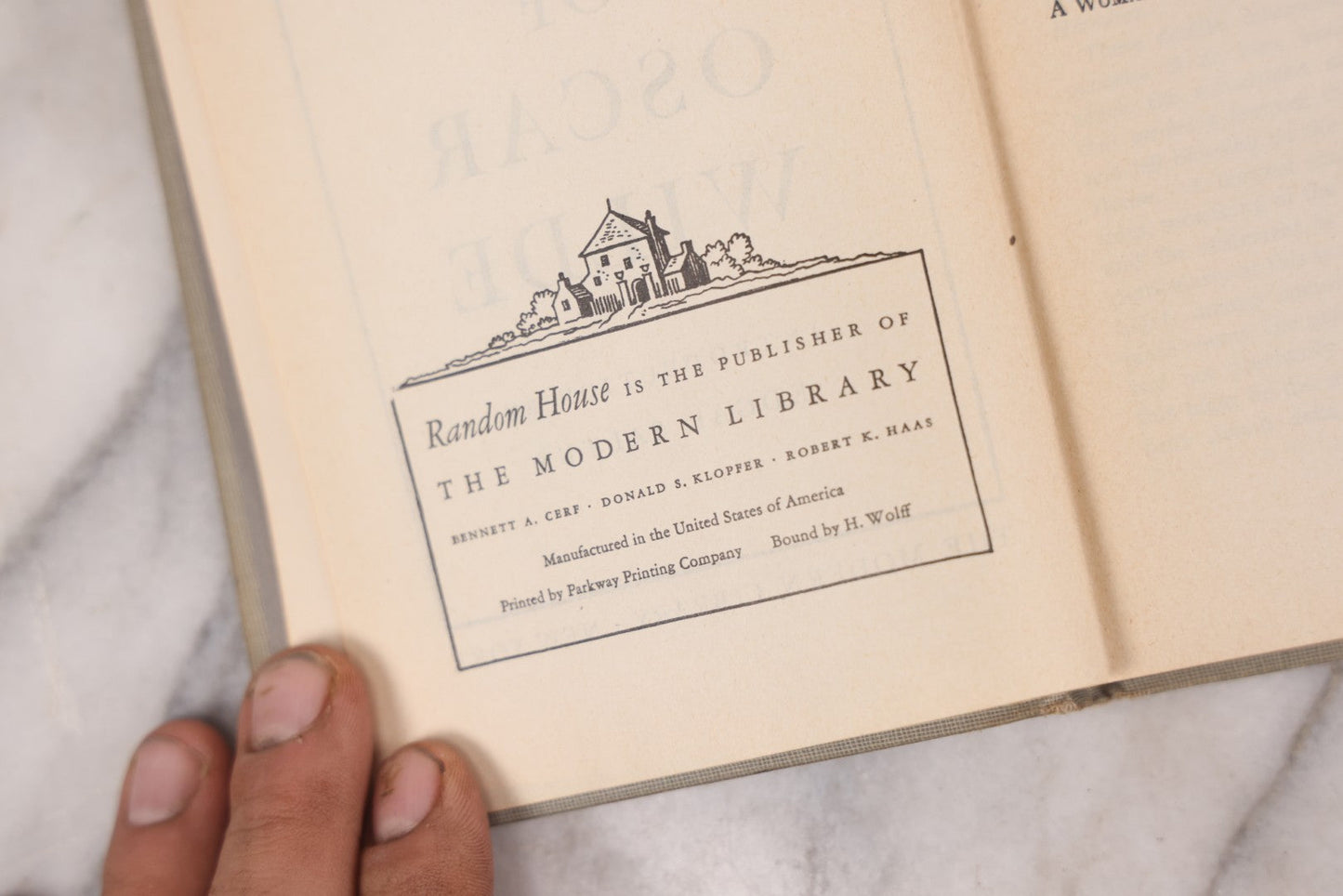 Lot 120 - "The Plays Of Oscar Wilde" Vintage Book With Introduction By Edgar Saltus, Published By The Modern Library, Random House, New York, Circa 1950