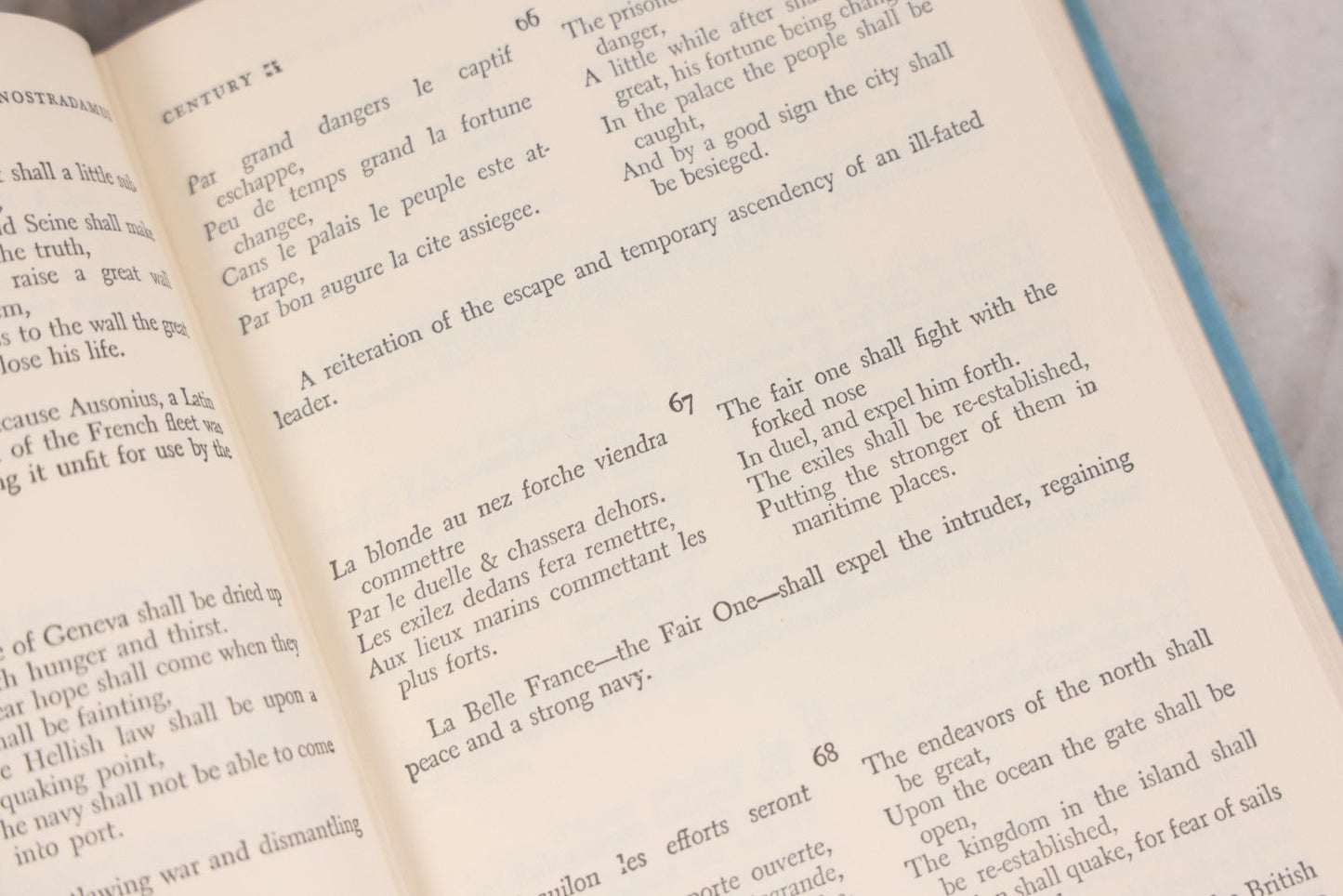 Lot 121 - "The Complete Prophecies Of Nostradamus" Vintage Book Translated, Edited, And Interpreted By Henry C. Roberts, Published By Nostradamus Co., Oyster Bay, New York, 1969
