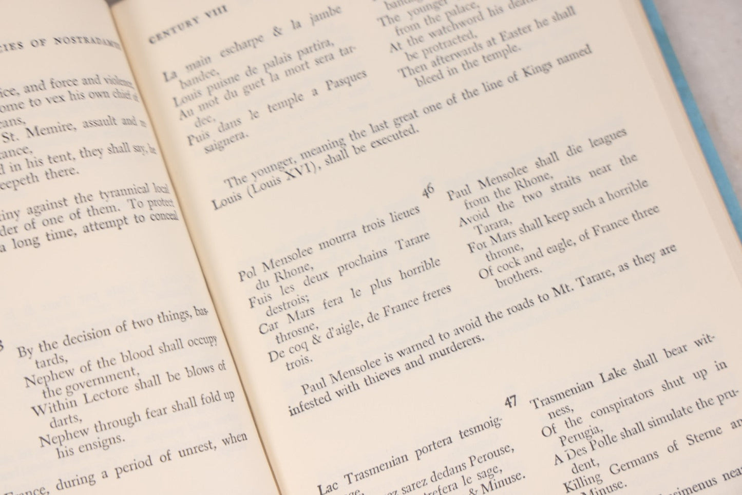 Lot 121 - "The Complete Prophecies Of Nostradamus" Vintage Book Translated, Edited, And Interpreted By Henry C. Roberts, Published By Nostradamus Co., Oyster Bay, New York, 1969