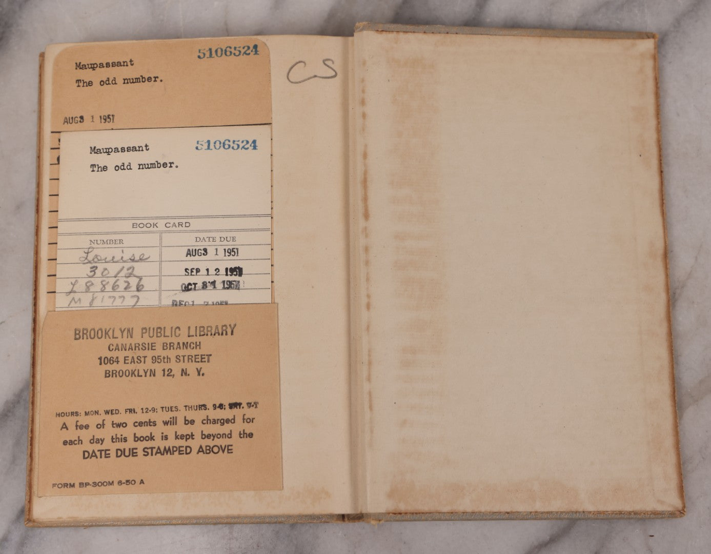 Lot 122 - "The Odd Number, Thirteen Tales" Antique Book By Guy De Maupassant, Translated By Jonathan Sturges, Introduction By Henry James, Published By Harper & Brothers, New York And London, 1917