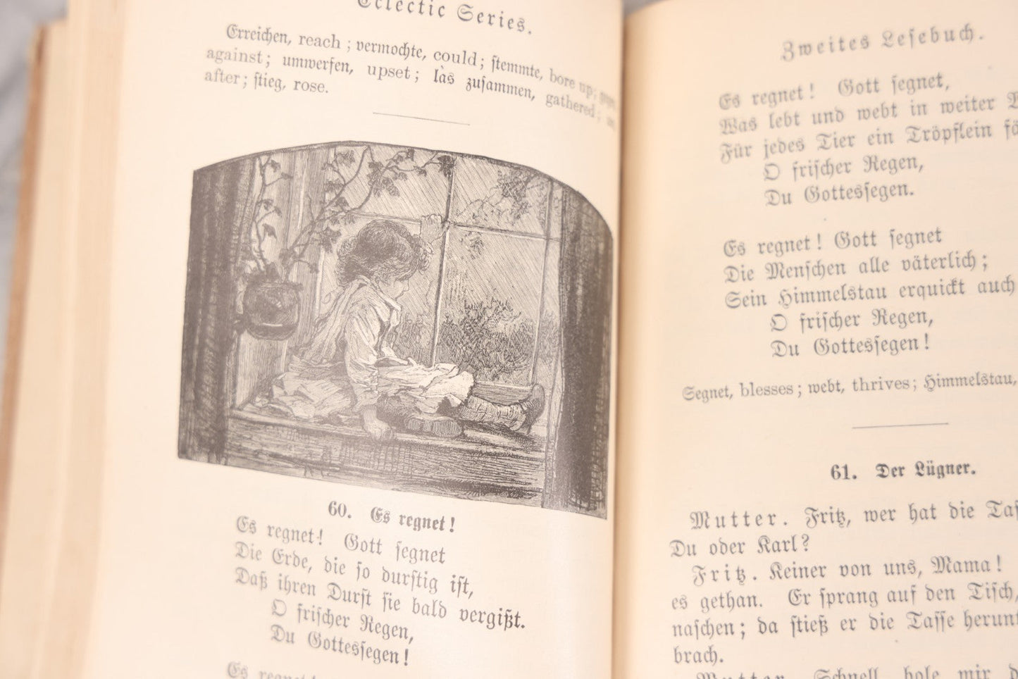 Lot 124 - Grouping Of Three Antique Books For Children: "Zweite Lesebuch" (Second Reader) German Language Instruction Book (1886), "Big People And Little People Of Other Lands" By Edward R. Shaw (1900), And "Forty Famous Stories" By H.A. Mertz (1936)