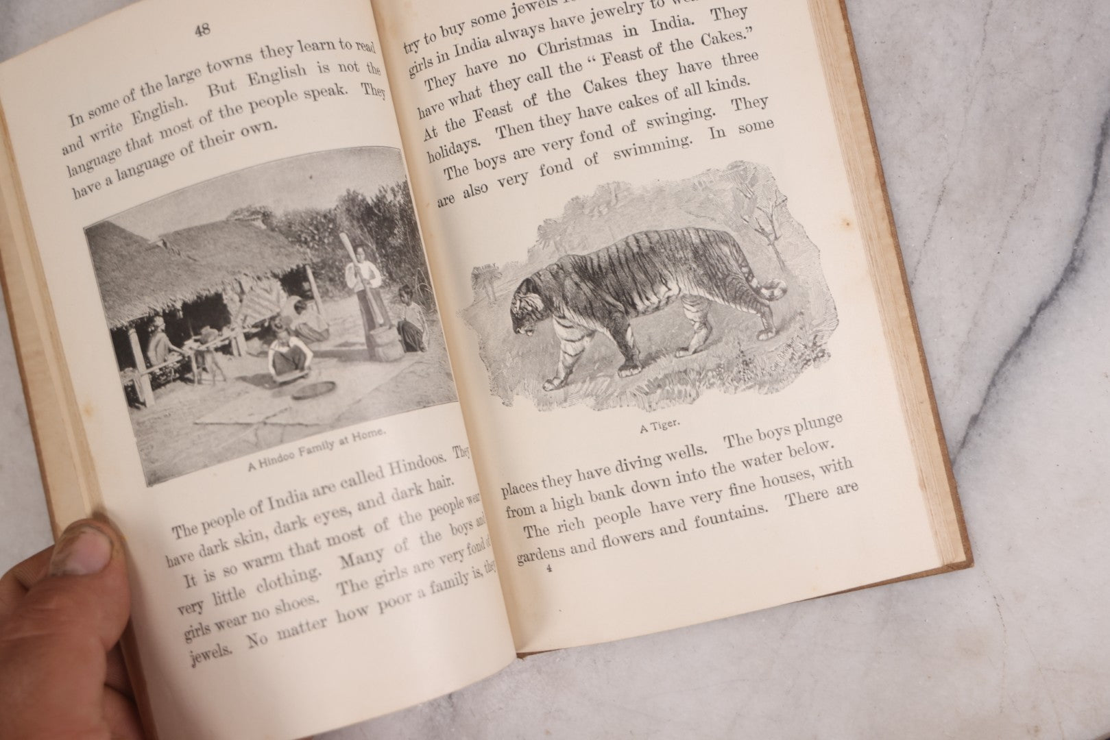 Lot 124 - Grouping Of Three Antique Books For Children: "Zweite Lesebuch" (Second Reader) German Language Instruction Book (1886), "Big People And Little People Of Other Lands" By Edward R. Shaw (1900), And "Forty Famous Stories" By H.A. Mertz (1936)