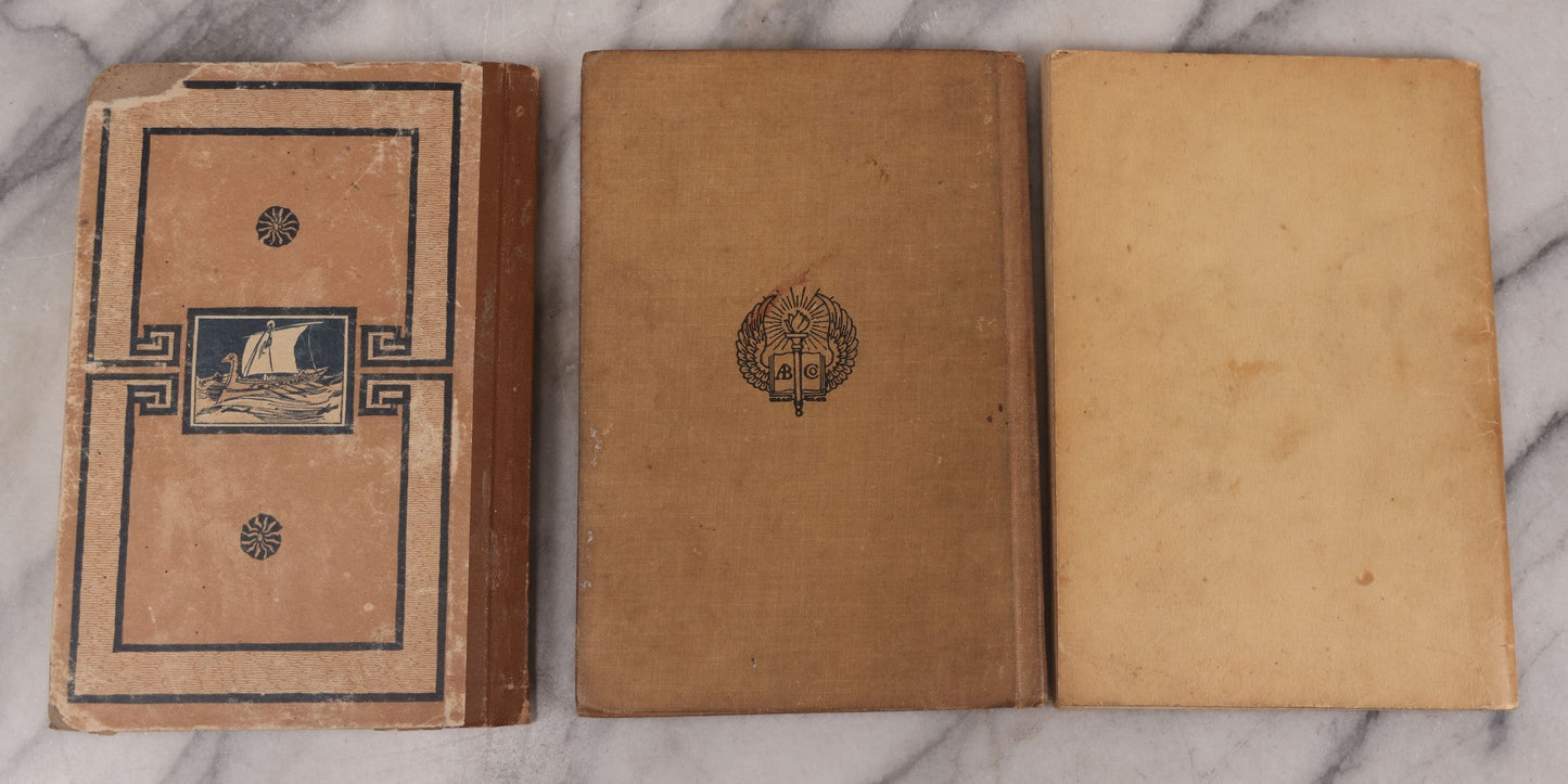 Lot 124 - Grouping Of Three Antique Books For Children: "Zweite Lesebuch" (Second Reader) German Language Instruction Book (1886), "Big People And Little People Of Other Lands" By Edward R. Shaw (1900), And "Forty Famous Stories" By H.A. Mertz (1936)