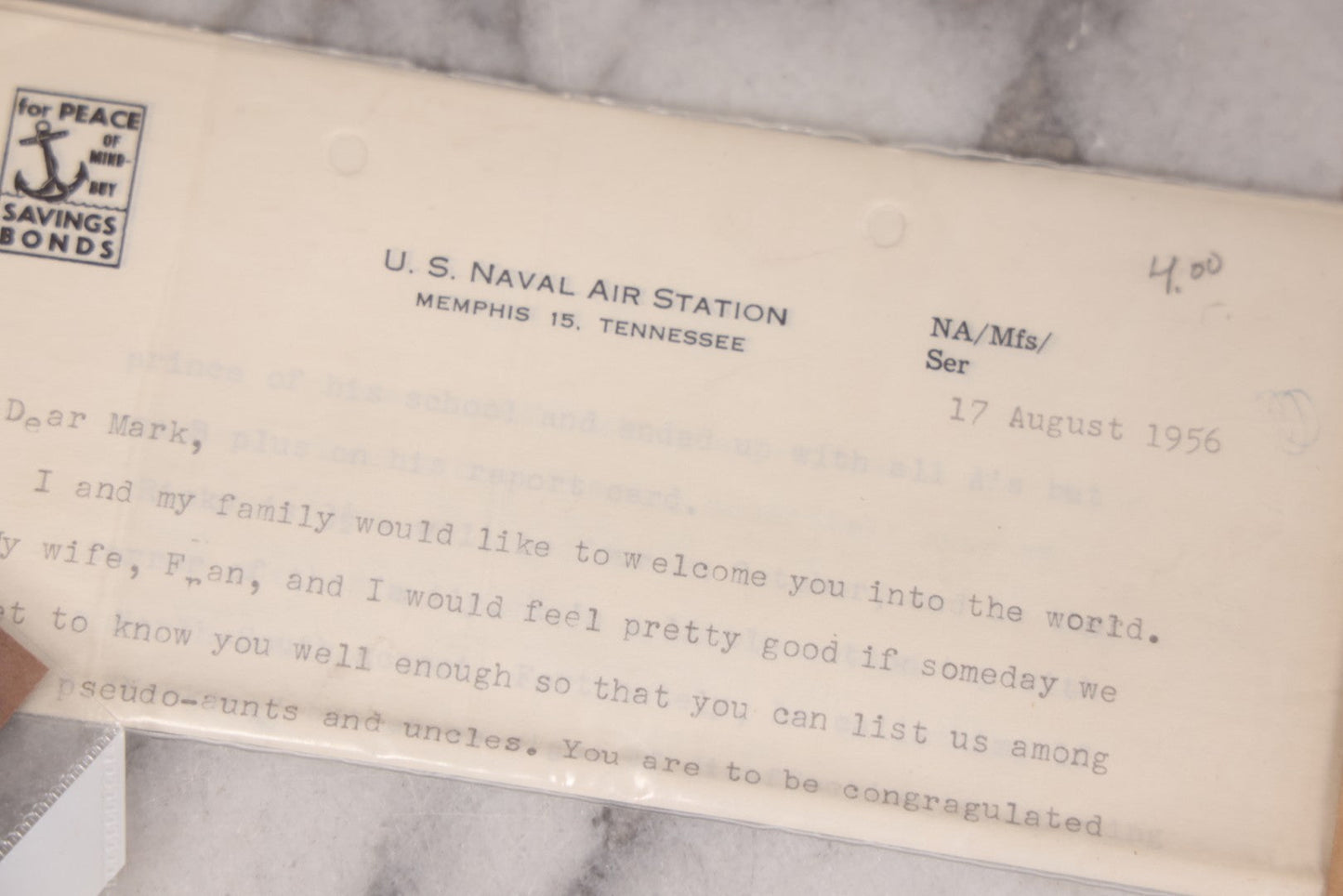 Lot 128 - Grouping Of Miscellaneous Vintage Military Ephemera Including Many Handwritten Domestic Letters From World War 2, "Once A Soldier" Booklet, Other Miscellaneous Scraps, 5+ Pieces Total