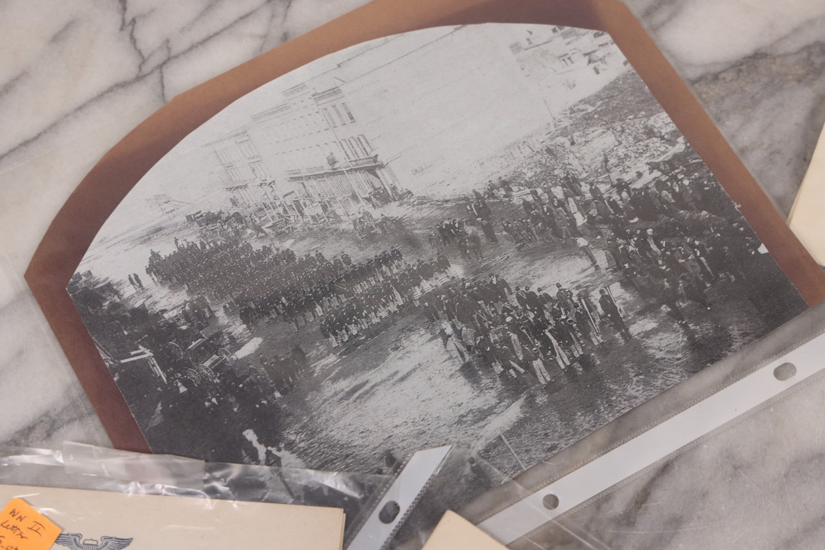 Lot 128 - Grouping Of Miscellaneous Vintage Military Ephemera Including Many Handwritten Domestic Letters From World War 2, "Once A Soldier" Booklet, Other Miscellaneous Scraps, 5+ Pieces Total