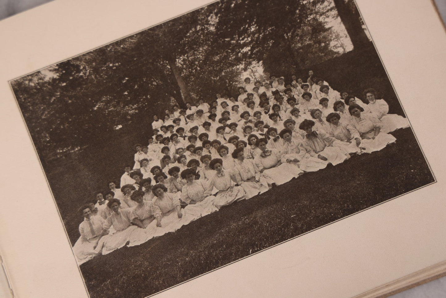 Lot 132 - Antique Baldwin Academy Yearbook, Volume IV, 1907–1908, The Baldwin School, Bryn Mawr, Pennsylvania, With Signatures From Students