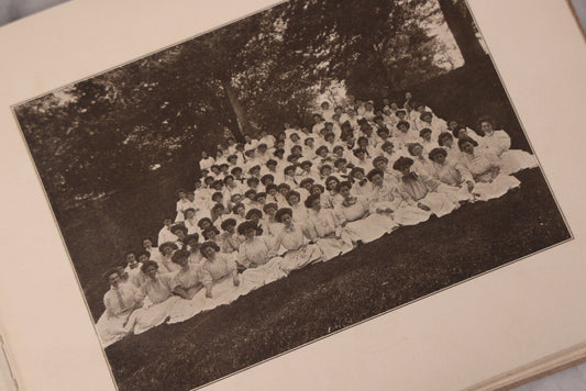 Lot 132 - Antique Baldwin Academy Yearbook, Volume IV, 1907–1908, The Baldwin School, Bryn Mawr, Pennsylvania, With Signatures From Students