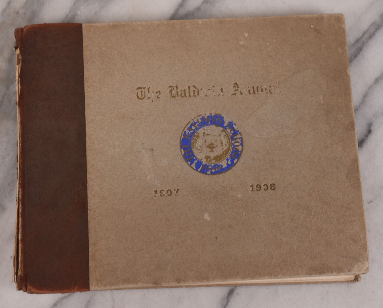 Lot 132 - Antique Baldwin Academy Yearbook, Volume IV, 1907–1908, The Baldwin School, Bryn Mawr, Pennsylvania, With Signatures From Students