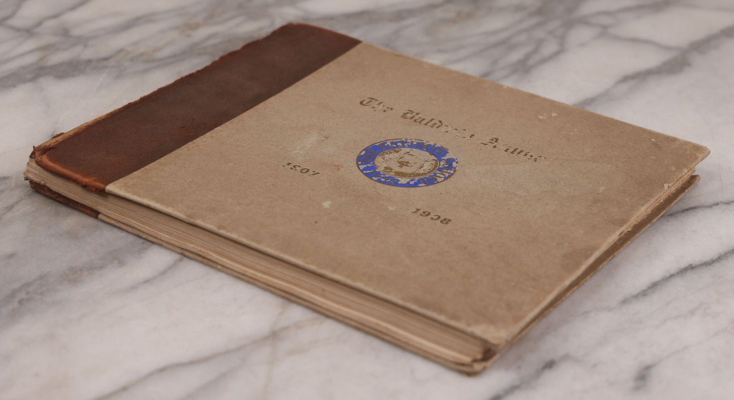 Lot 132 - Antique Baldwin Academy Yearbook, Volume IV, 1907–1908, The Baldwin School, Bryn Mawr, Pennsylvania, With Signatures From Students