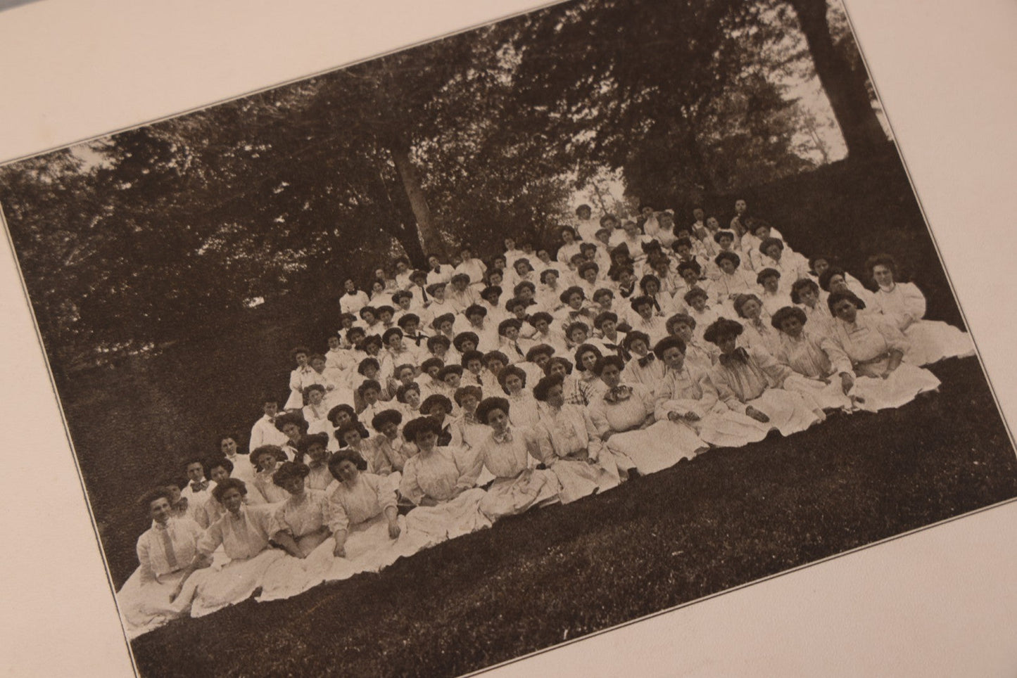 Lot 132 - Antique Baldwin Academy Yearbook, Volume IV, 1907–1908, The Baldwin School, Bryn Mawr, Pennsylvania, With Signatures From Students