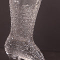 Lot 133 - Antique Early American Pattern Glass E.A.P.G. Shoe Vase, Note Chip