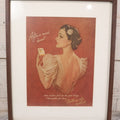 Lot 140 - Vintage Clipped Magazine Advertisement For Chesterfield Cigarettes, "After A Man's Heart...," In Modern Frame
