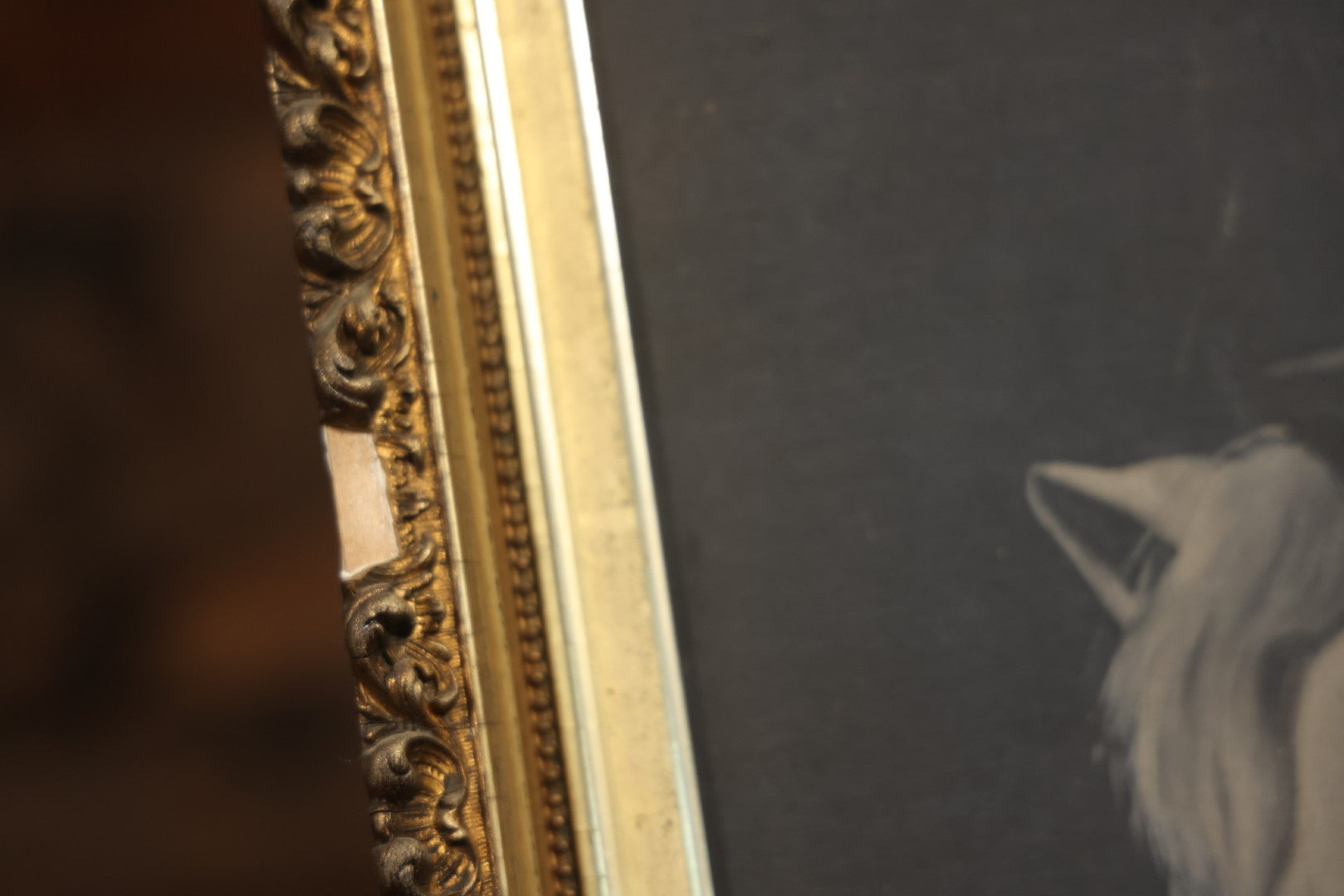 Antique Oil On Canvas Painting “Pharaoh's Horses” After J.F. Herring, Gilt Frame, Late 19th Century, 28-1/2" X 30-1/2"