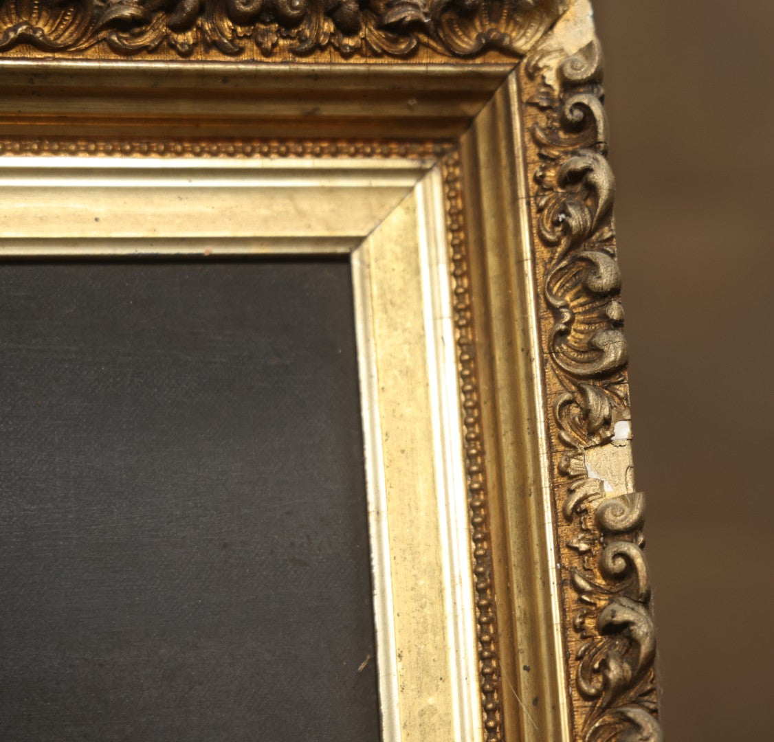 Antique Oil On Canvas Painting “Pharaoh's Horses” After J.F. Herring, Gilt Frame, Late 19th Century, 28-1/2" X 30-1/2"