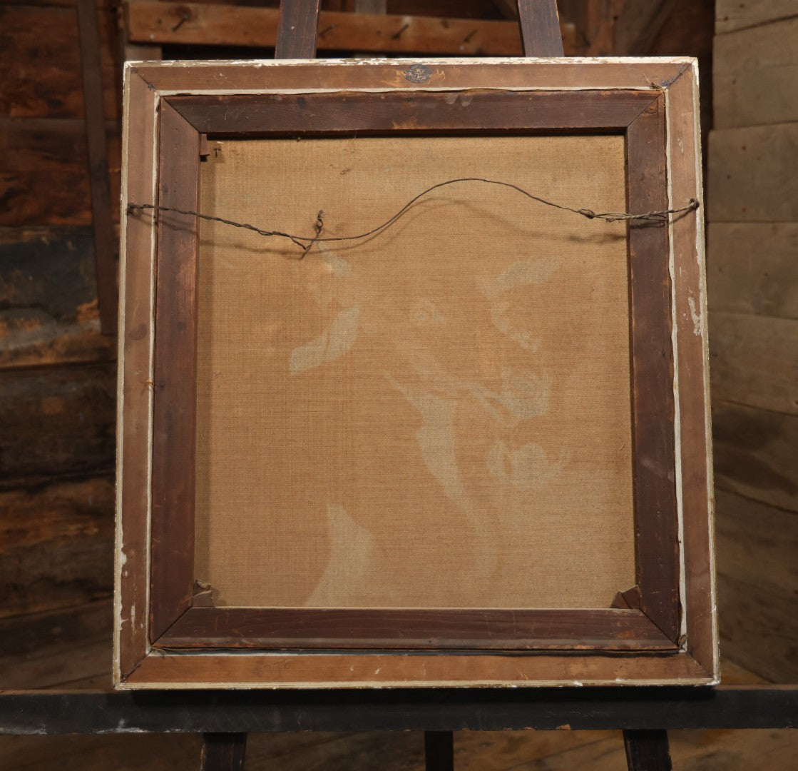 Antique Oil On Canvas Painting “Pharaoh's Horses” After J.F. Herring, Gilt Frame, Late 19th Century, 28-1/2" X 30-1/2"