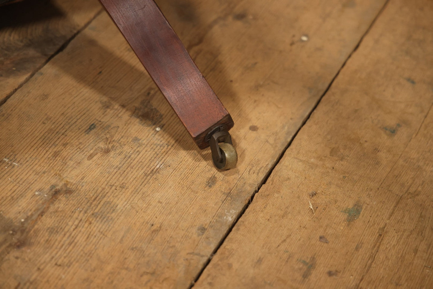 Antique Victorian Carved Walnut Settee With Tufted Blue Upholstery And Casters