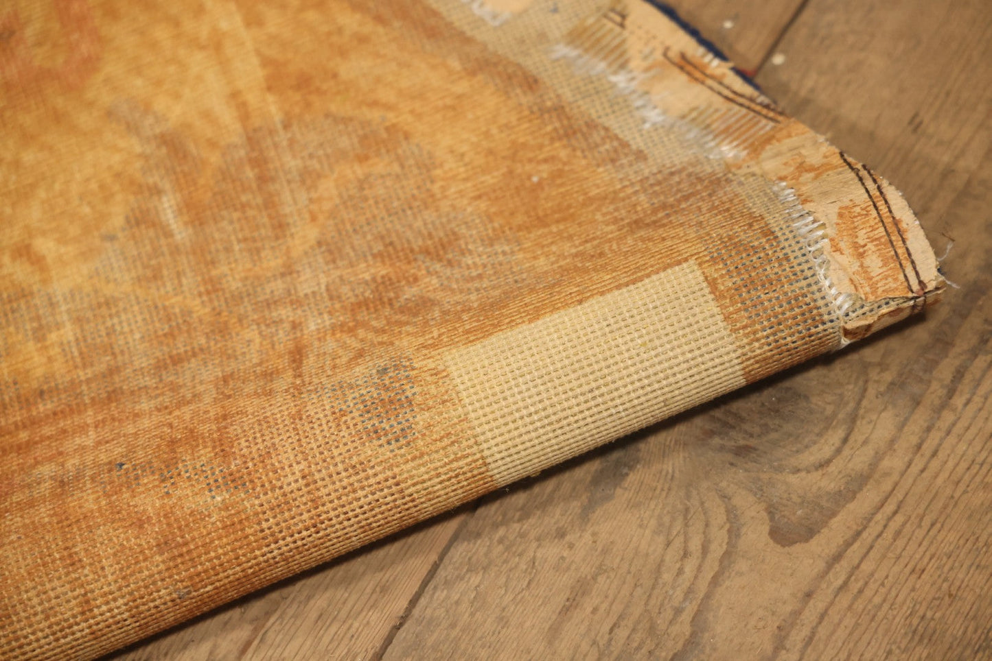 Vintage Buster Brown Round Shoe Store Advertising Rug With Character And Tige Dog Graphic, 52-1/2" X 53-1/2"