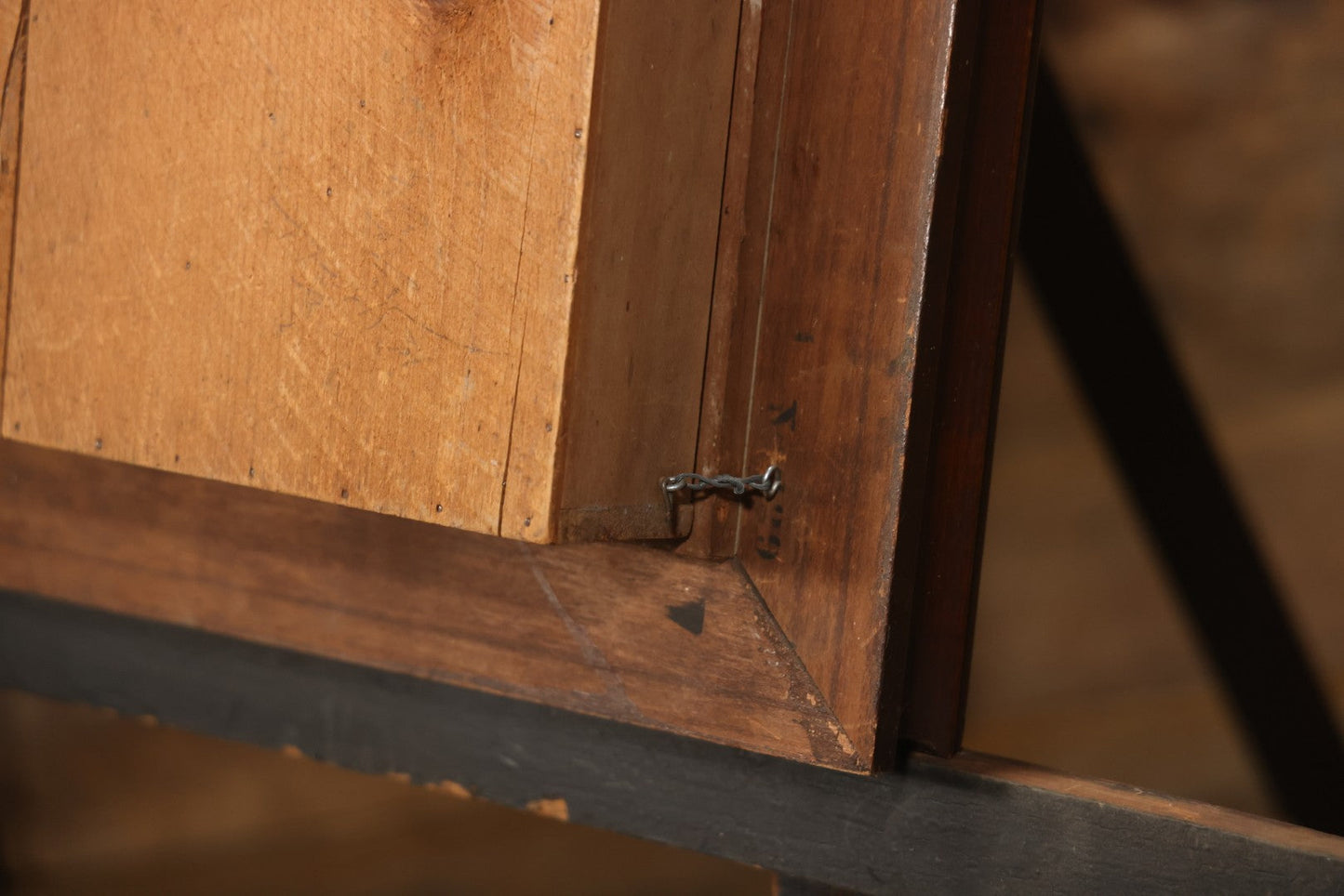 Early 20th Century Shadow Box Bridal Keepsake With Feather Flowers And Wedding Photograph, 23-7/8" X 23-7/8"