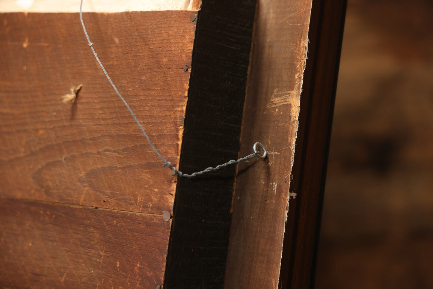 Early 20th Century Shadow Box With Wool Work Flower Horseshoe And Bouquet Arrangement, 24-5/8" X 28-3/8"