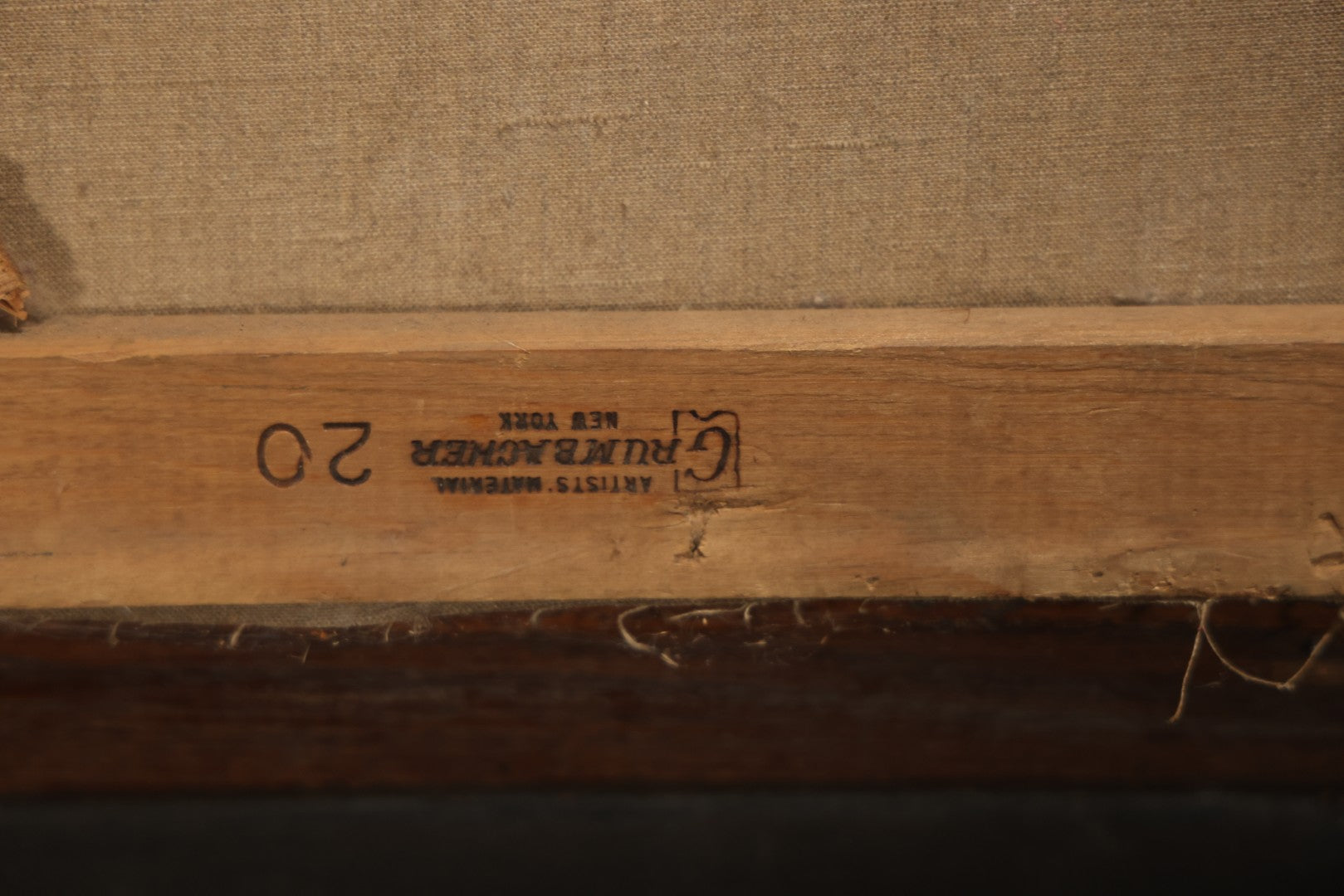 Mid-20th Century Oil On Canvas Portrait Of Elder Alpine Gentleman With Pipe, Signed Gussich, 23-3/4" X 27-3/4"