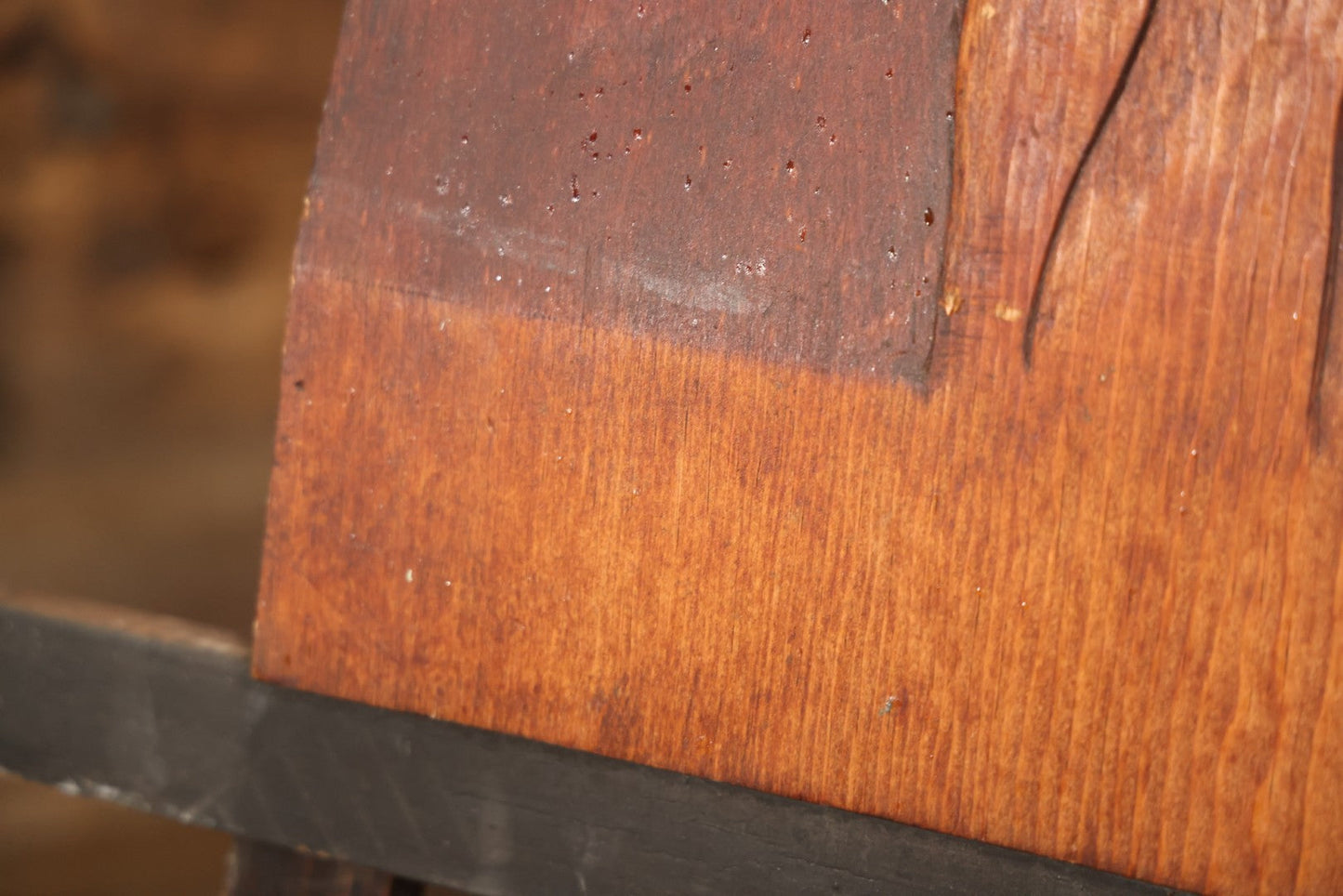 Vintage 1980 Hand-Carved Folk Art Wood Religious Wall Plaque Of Jesus Christ, Signed J. Kozey, 19-3/8" X 25-7/8"