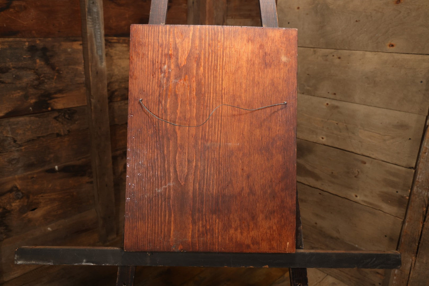 Vintage 1980 Hand-Carved Folk Art Wood Religious Wall Plaque Of Jesus Christ, Signed J. Kozey, 19-3/8" X 25-7/8"