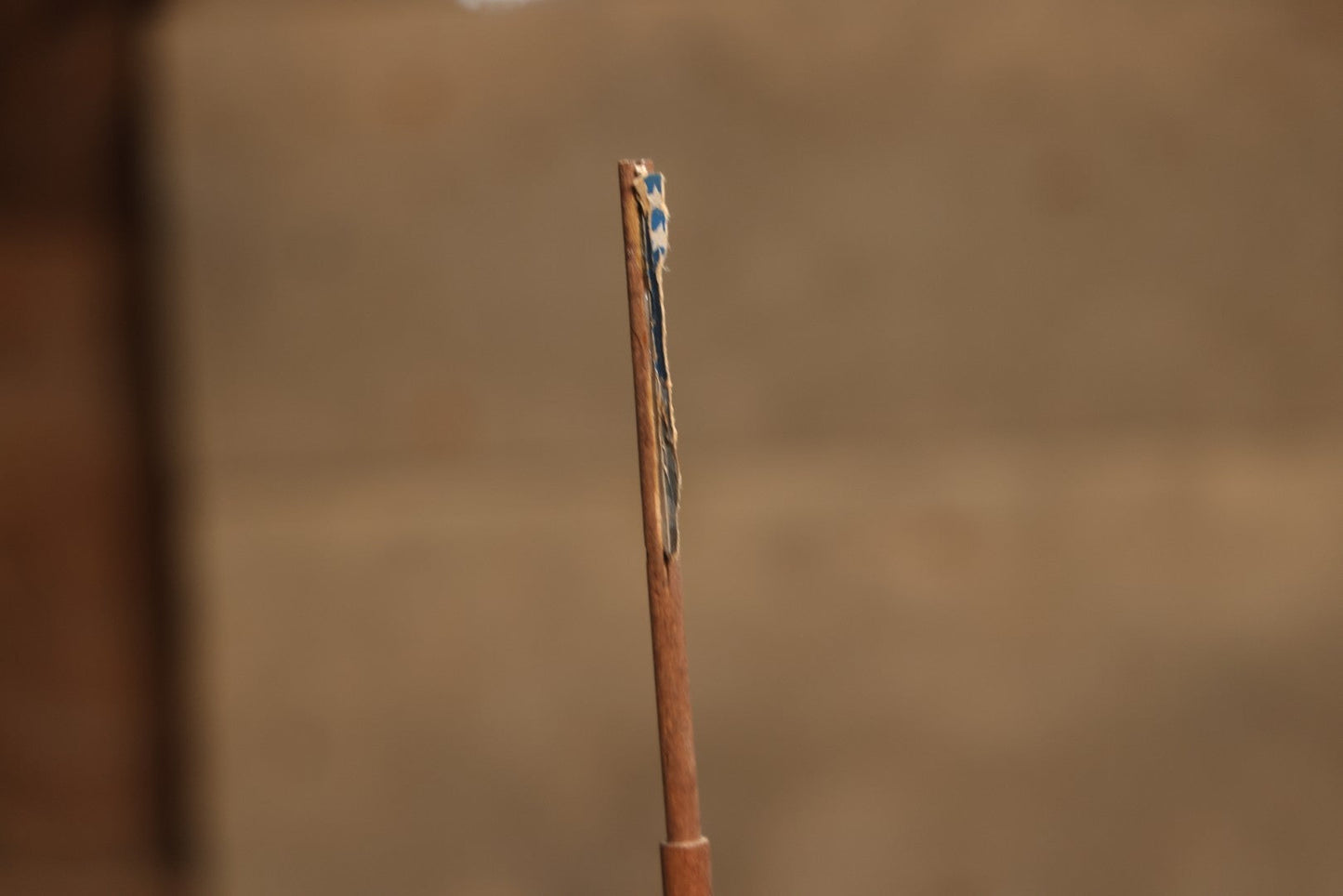 Early 20th Century “Uncle Sam” Paper Lithographed And Wood Pull Toy Battleship, 32" L