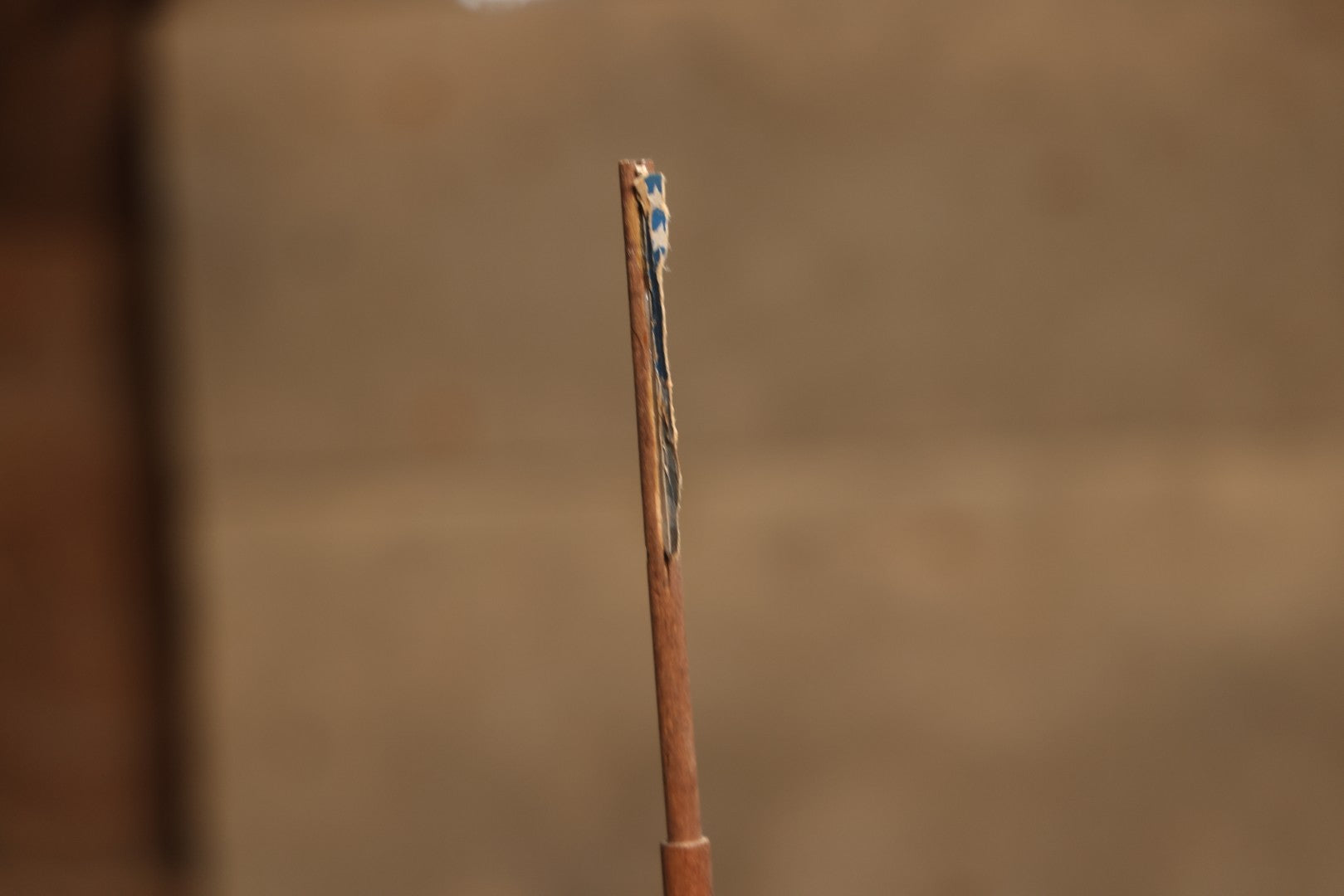 Early 20th Century “Uncle Sam” Paper Lithographed And Wood Pull Toy Battleship, 32" L