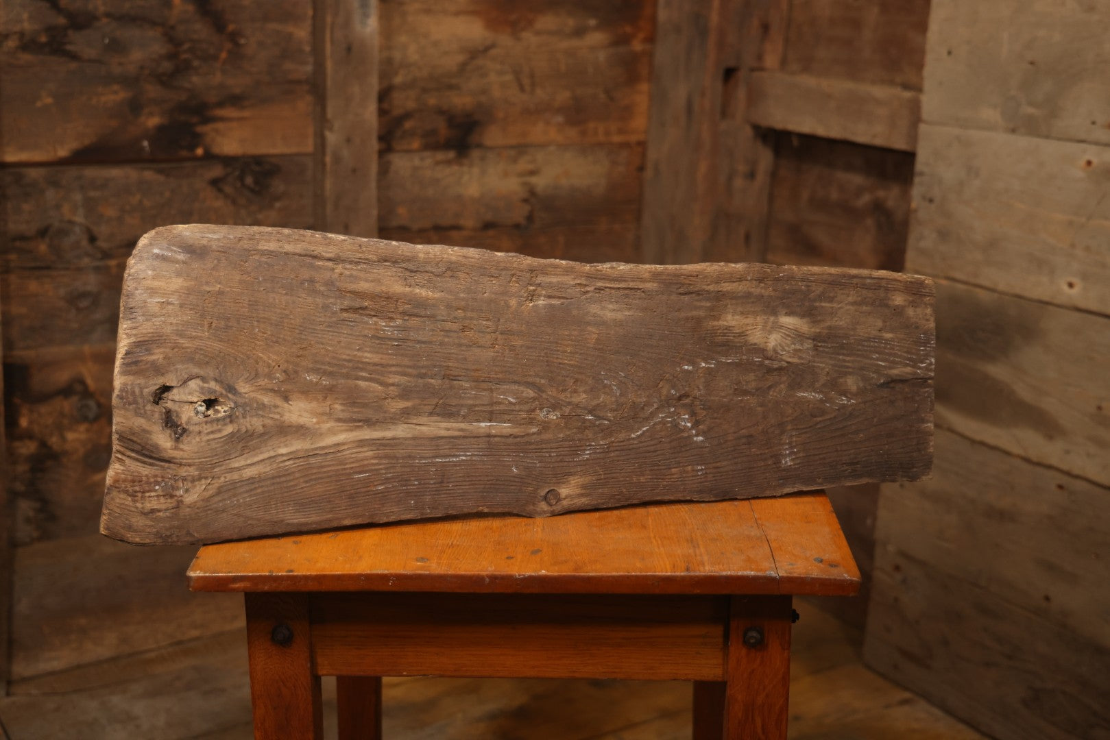 Vintage Taxidermy Fox Mount On Wooden Base, 32-3/4" L X 18-1/2" H