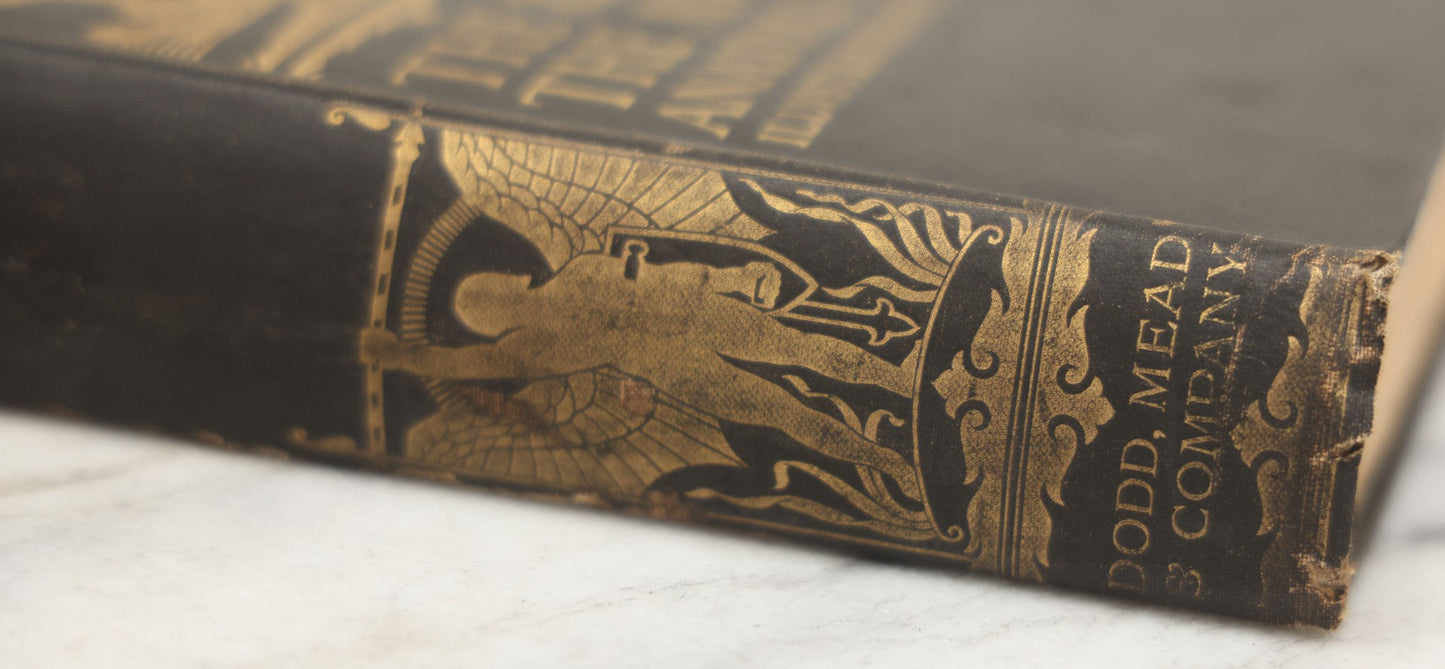 Lot 008 - "The Revolt Of The Angels" Antique Illustrated Book By Anatole France, Illustrated By Frank C. Papé, Published By Dodd, Mead & Company, New York, 1924, Illustrations Include Sphinx, Pan, Satyrs, Cupid, Heralds In Gas Masks, Deckled Edges