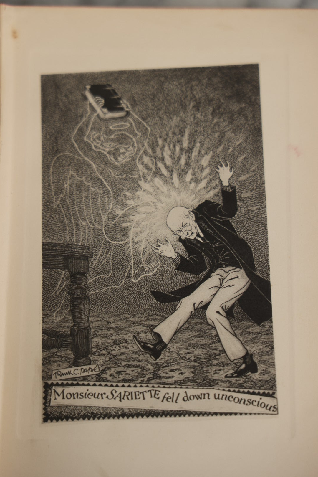 Lot 008 - "The Revolt Of The Angels" Antique Illustrated Book By Anatole France, Illustrated By Frank C. Papé, Published By Dodd, Mead & Company, New York, 1924, Illustrations Include Sphinx, Pan, Satyrs, Cupid, Heralds In Gas Masks, Deckled Edges