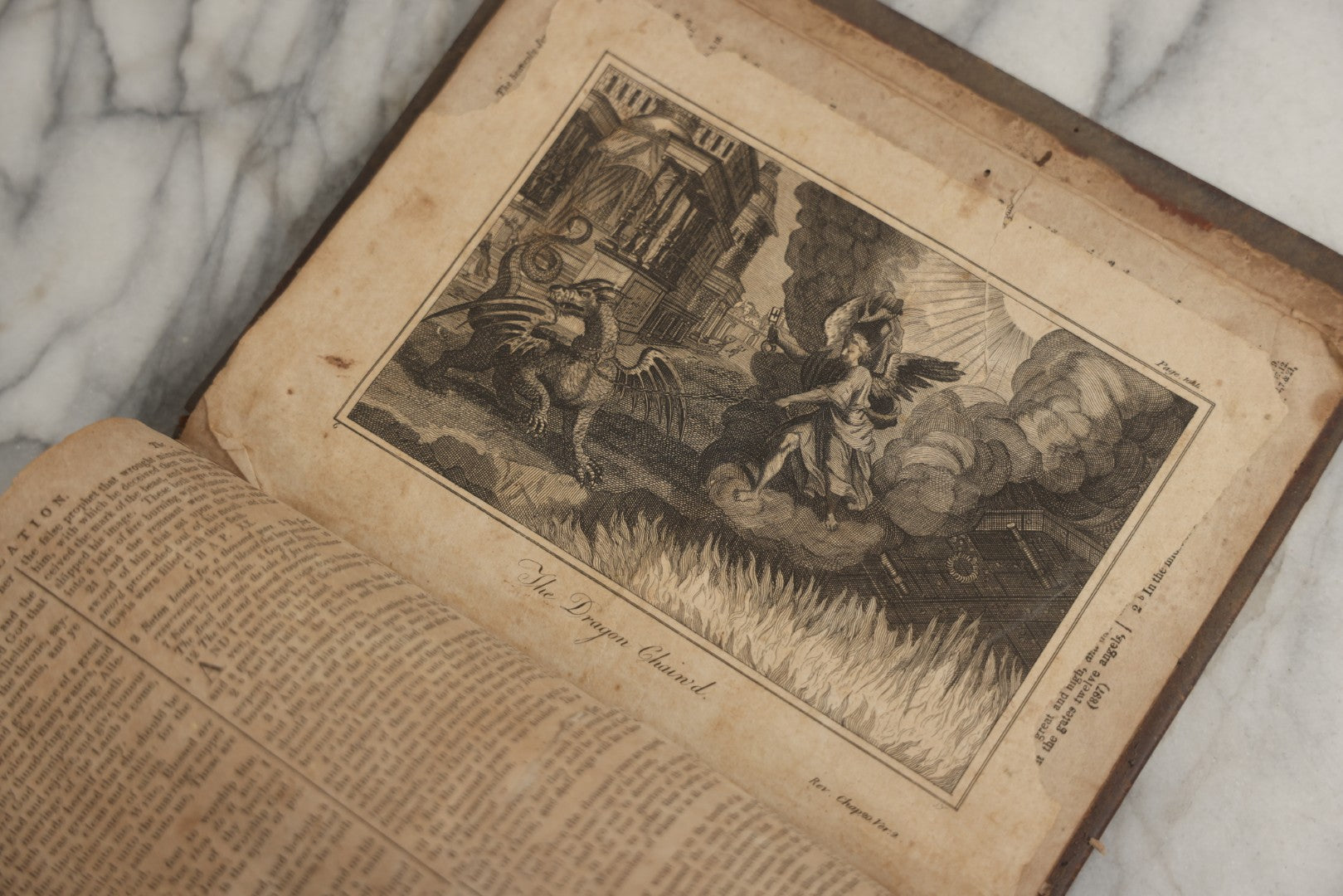 Lot 009 - Antique Leather Bound Family Holy Bible, King James Version, Handwritten Wilder Family Records Dating From 1737-1855, Printed By John Holbrook, Brattleborough, Vermont, Circa 1816, Note Missing Front Pages