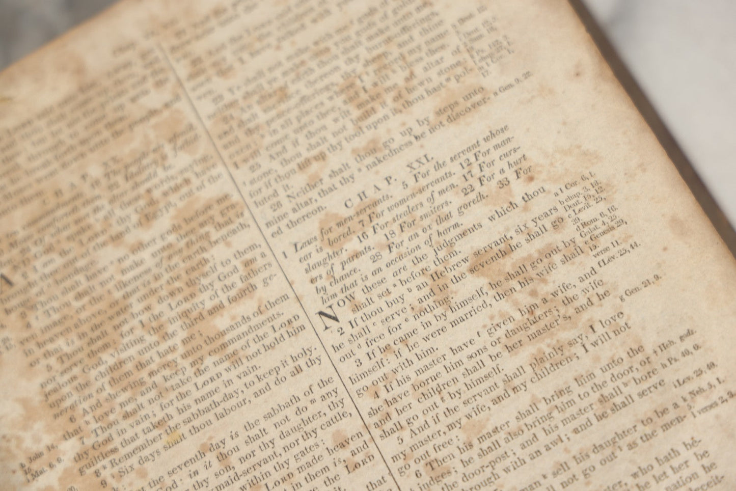 Lot 009 - Antique Leather Bound Family Holy Bible, King James Version, Handwritten Wilder Family Records Dating From 1737-1855, Printed By John Holbrook, Brattleborough, Vermont, Circa 1816, Note Missing Front Pages