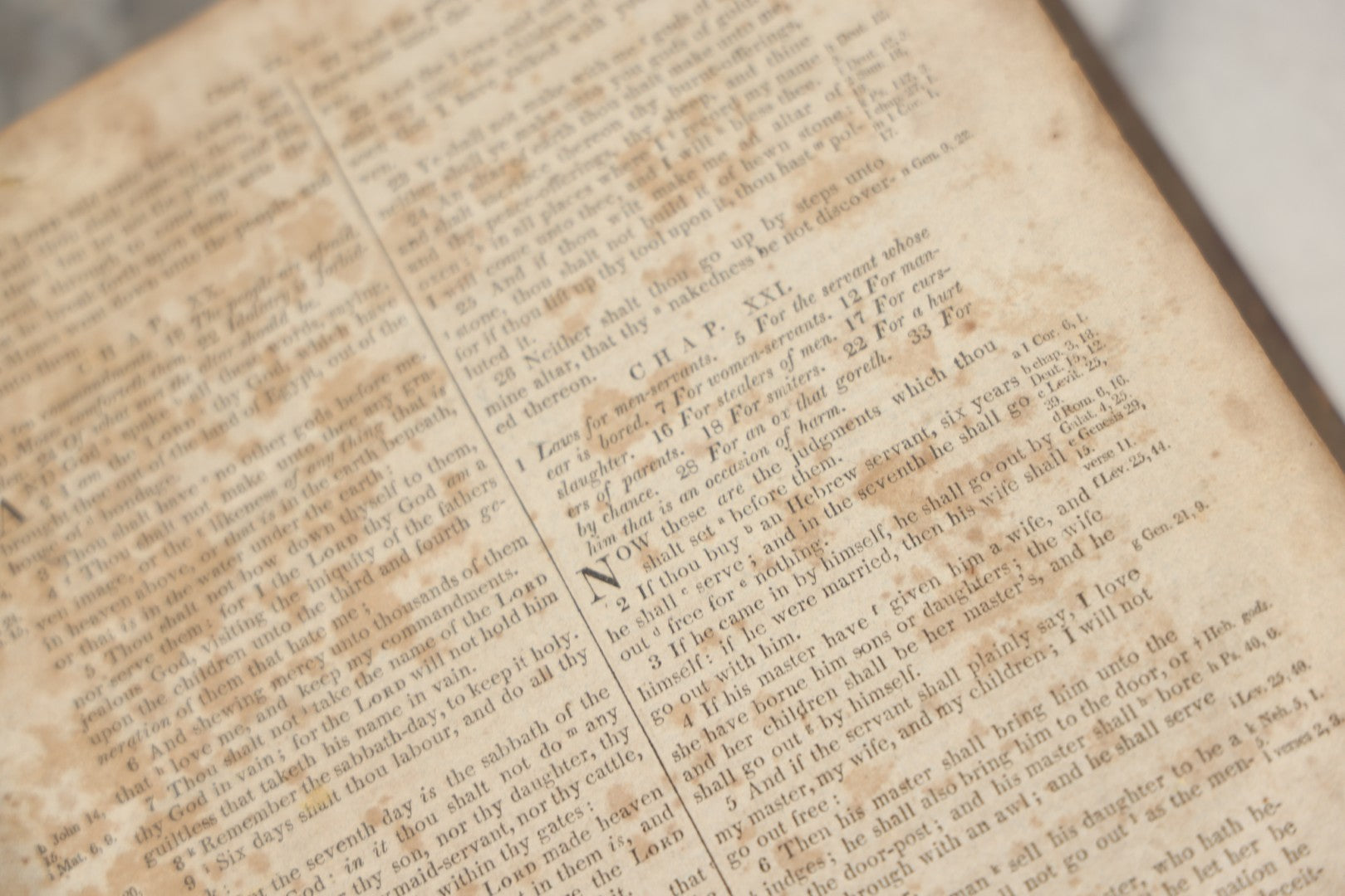 Lot 009 - Antique Leather Bound Family Holy Bible, King James Version, Handwritten Wilder Family Records Dating From 1737-1855, Printed By John Holbrook, Brattleborough, Vermont, Circa 1816, Note Missing Front Pages