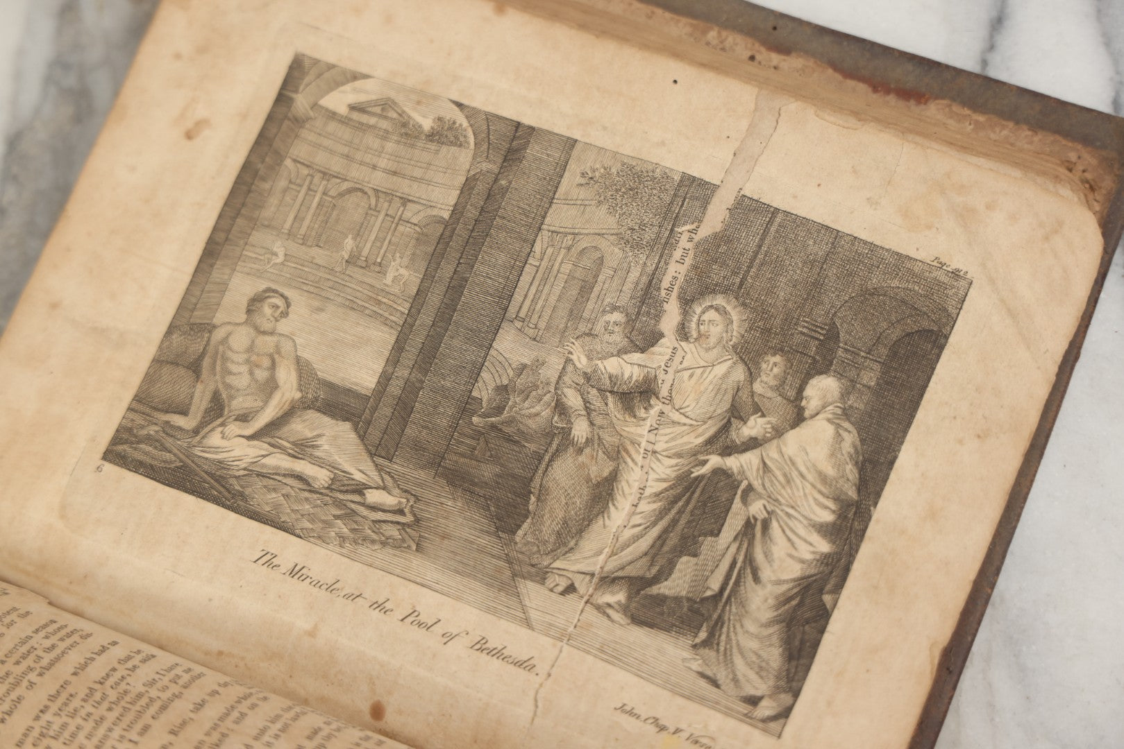 Lot 009 - Antique Leather Bound Family Holy Bible, King James Version, Handwritten Wilder Family Records Dating From 1737-1855, Printed By John Holbrook, Brattleborough, Vermont, Circa 1816, Note Missing Front Pages