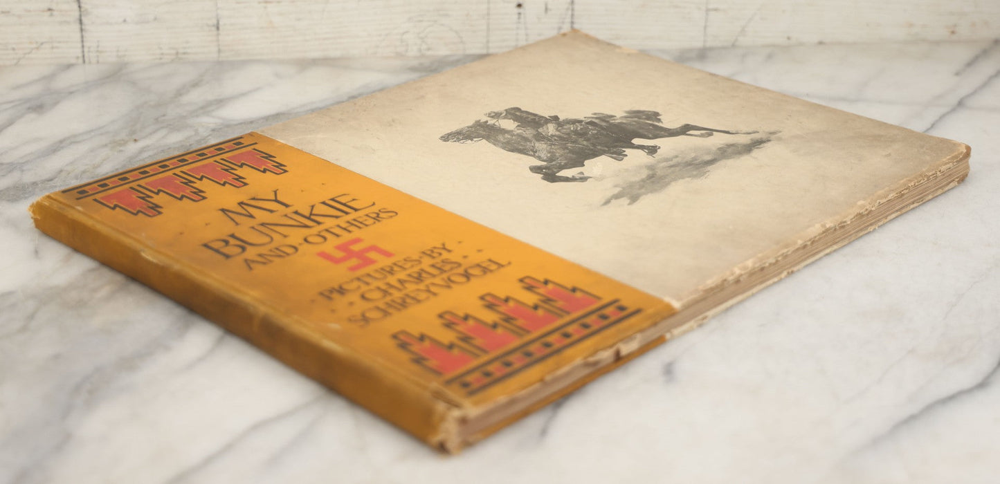 Lot 010 - "My Bunkie And Others" Collected Artistic Works Of Charles Schreyvogel, Signed By The Artist With Christmas 1909 Inscription "To My Friend O. A. Lehman," Published By Moffat, Yard & Company, New York, 1909