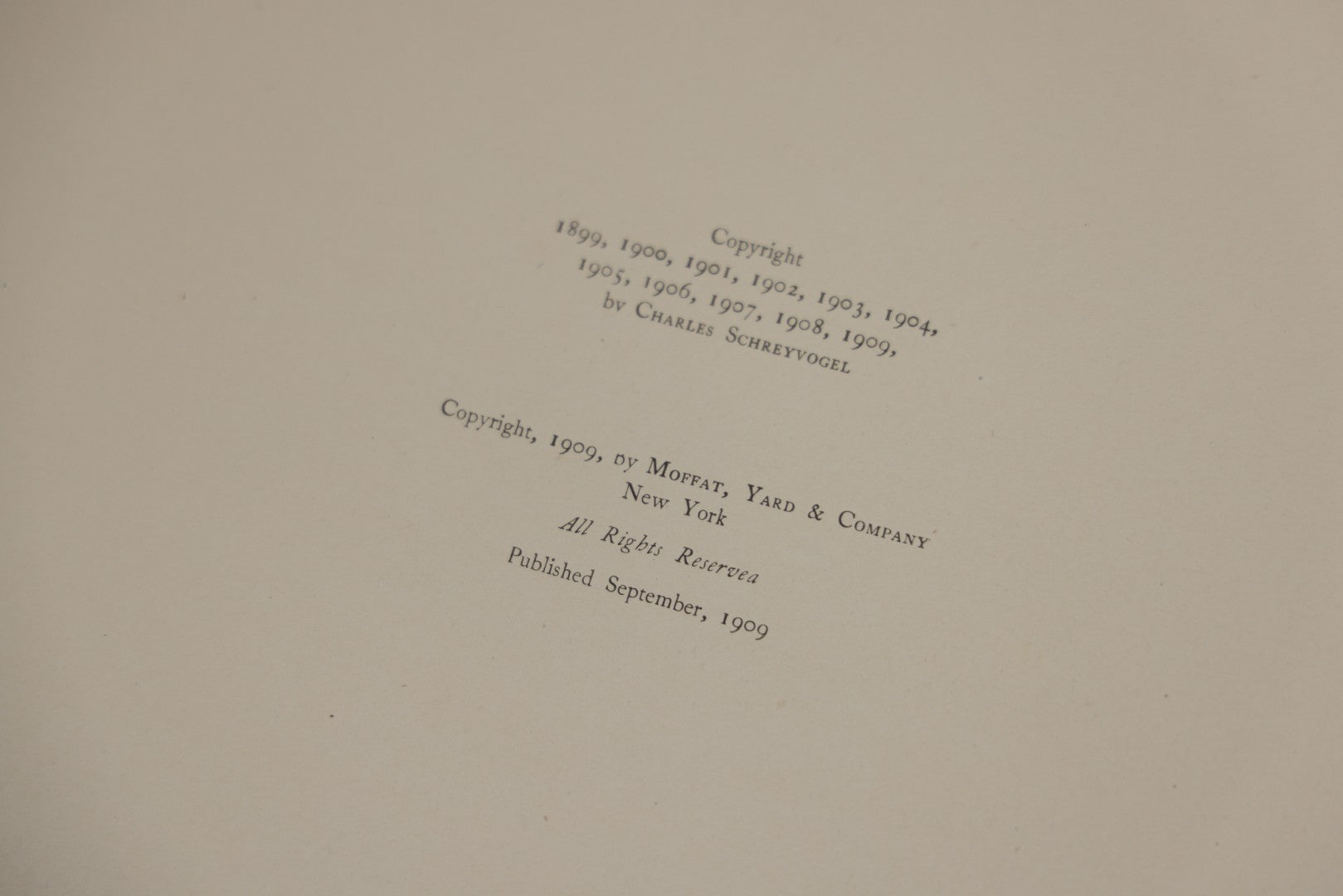 Lot 010 - "My Bunkie And Others" Collected Artistic Works Of Charles Schreyvogel, Signed By The Artist With Christmas 1909 Inscription "To My Friend O. A. Lehman," Published By Moffat, Yard & Company, New York, 1909