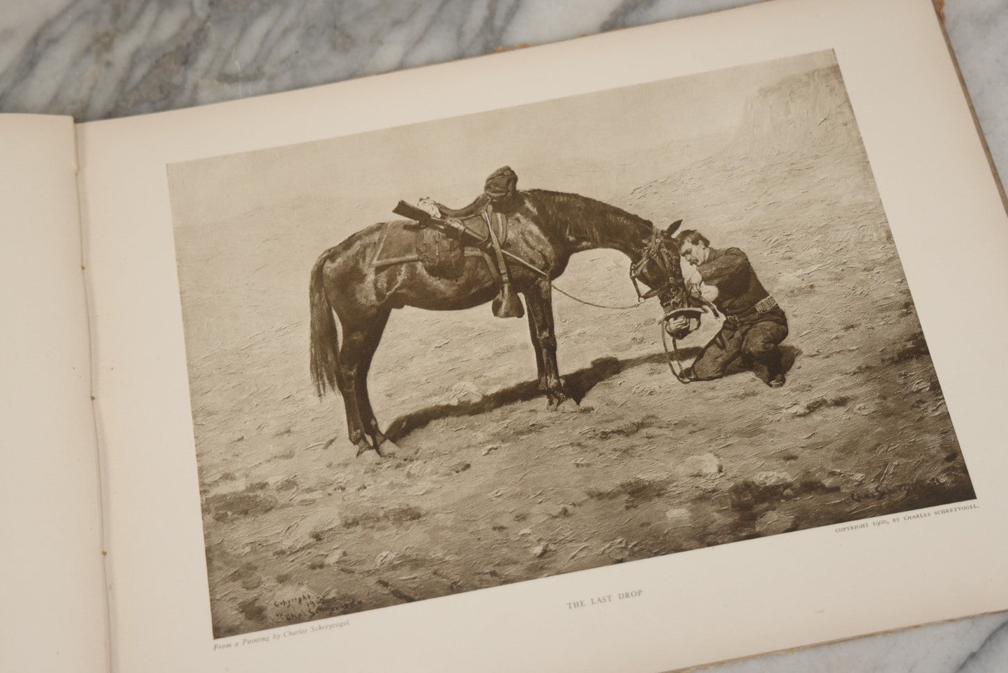 Lot 010 - "My Bunkie And Others" Collected Artistic Works Of Charles Schreyvogel, Signed By The Artist With Christmas 1909 Inscription "To My Friend O. A. Lehman," Published By Moffat, Yard & Company, New York, 1909