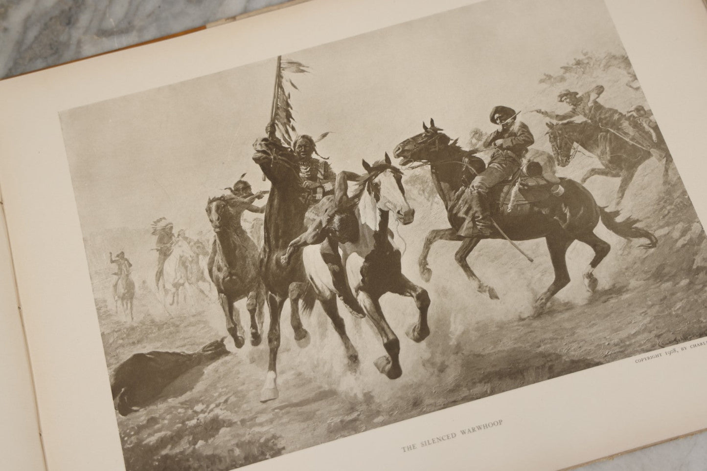 Lot 010 - "My Bunkie And Others" Collected Artistic Works Of Charles Schreyvogel, Signed By The Artist With Christmas 1909 Inscription "To My Friend O. A. Lehman," Published By Moffat, Yard & Company, New York, 1909