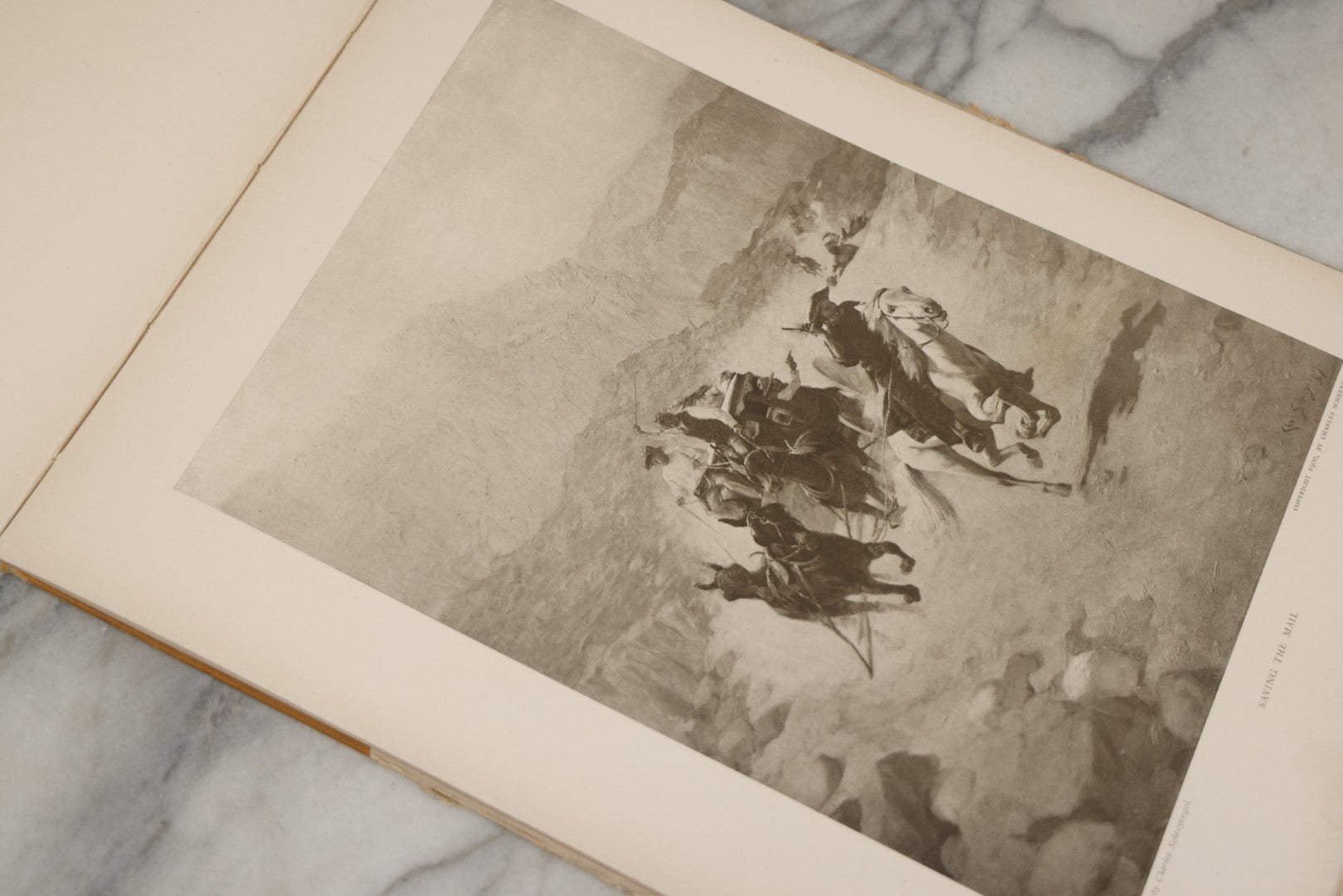 Lot 010 - "My Bunkie And Others" Collected Artistic Works Of Charles Schreyvogel, Signed By The Artist With Christmas 1909 Inscription "To My Friend O. A. Lehman," Published By Moffat, Yard & Company, New York, 1909