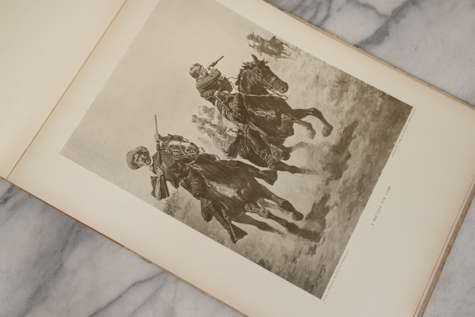 Lot 010 - "My Bunkie And Others" Collected Artistic Works Of Charles Schreyvogel, Signed By The Artist With Christmas 1909 Inscription "To My Friend O. A. Lehman," Published By Moffat, Yard & Company, New York, 1909