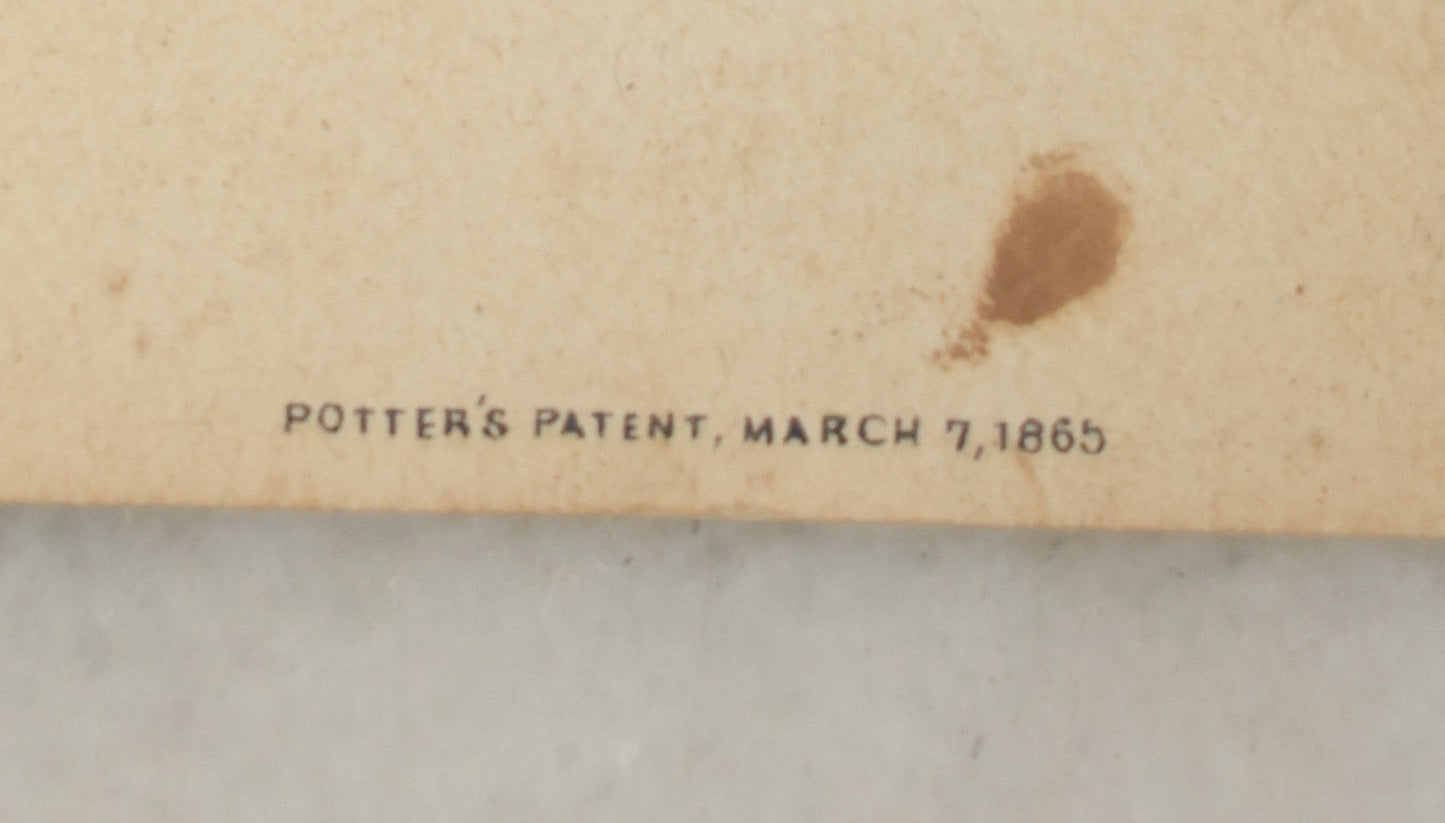 Lot 020 - Antique Not-So-Hidden Mother Tintype Photograph Of A Chubby Cheeked Baby With Mother's Chin Visible, In Paper Frame