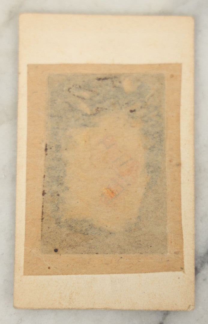 Lot 020 - Antique Not-So-Hidden Mother Tintype Photograph Of A Chubby Cheeked Baby With Mother's Chin Visible, In Paper Frame