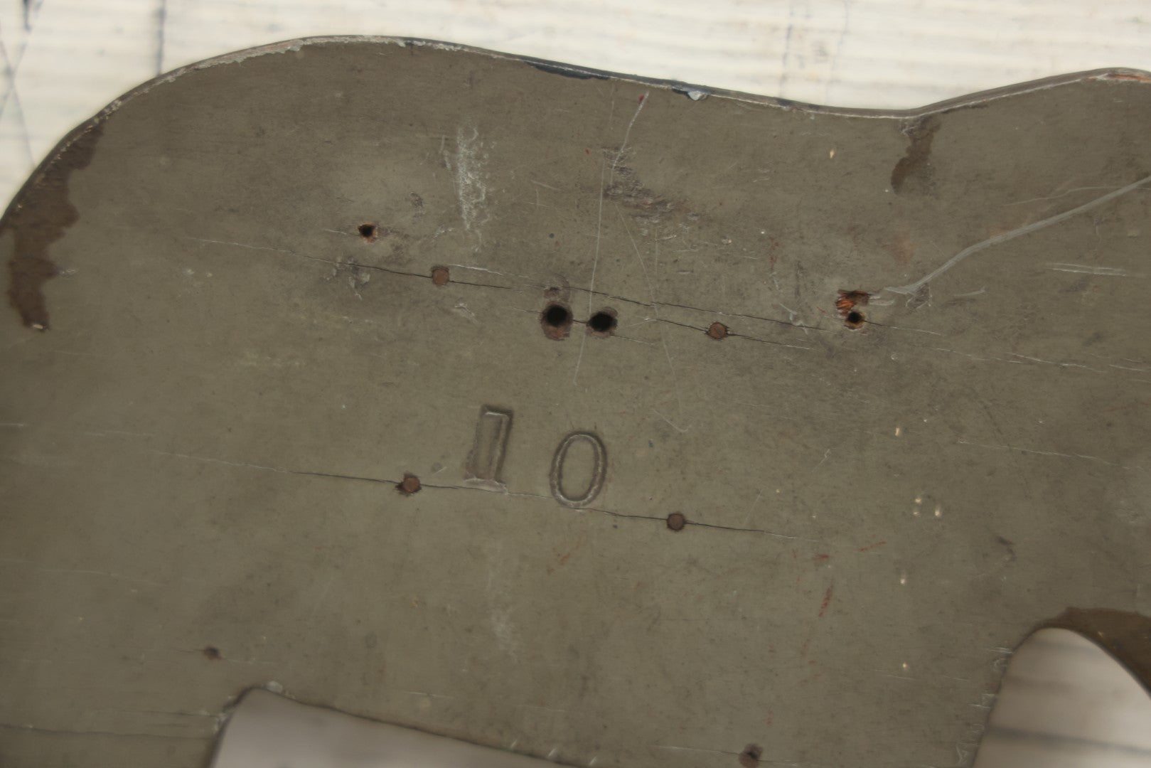 Lot 025 - Antique Folk Art Hand Cut Wooden Painted Elephant Match Safe With Striker