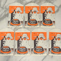 Lot 035 - Grouping Of Seven N.O.S. New Old Stock Vintage Halloween Trick-Or-Treat Bags With Witch And Cauldron Design
