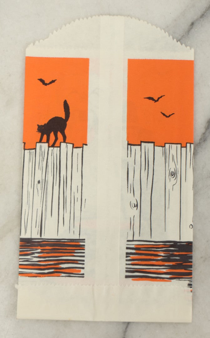 Lot 035 - Grouping Of Seven N.O.S. New Old Stock Vintage Halloween Trick-Or-Treat Bags With Witch And Cauldron Design