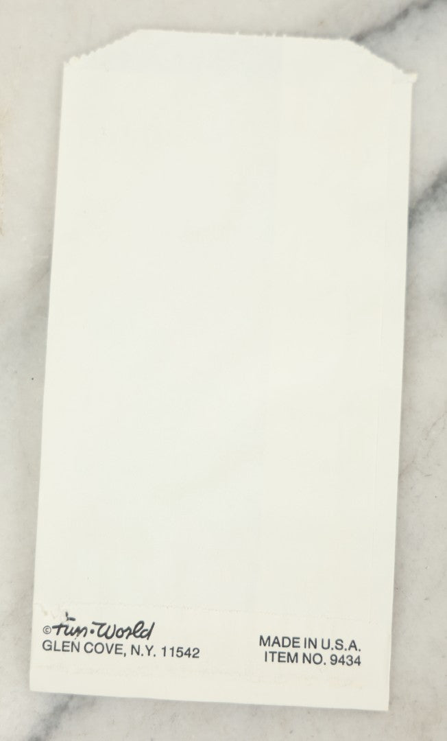 Lot 038 - Grouping Of 15+ N.O.S. New Old Stock Vintage Halloween Trick-Or-Treat Bags With Smiling Scarecrow And Jack O'Lantern, Fun World, Glen Cove Ny, Item No. 9434, Made In U.S.A.