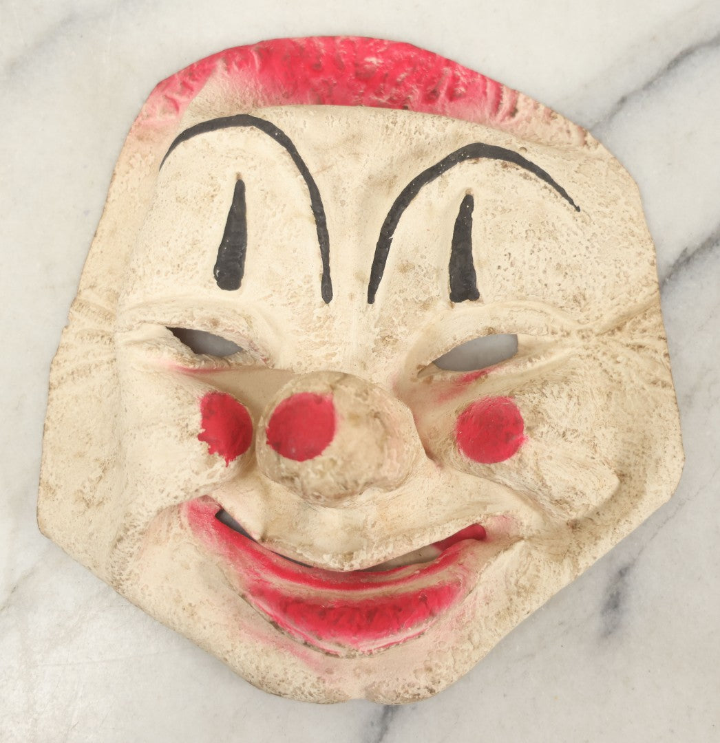 Lot 043 - Pair Of Vintage Rubber Halloween Masks Including Devil And Clown